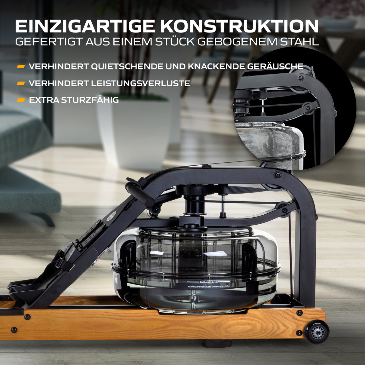 Fluid Rower Rudergerät Apollo Plus Esche