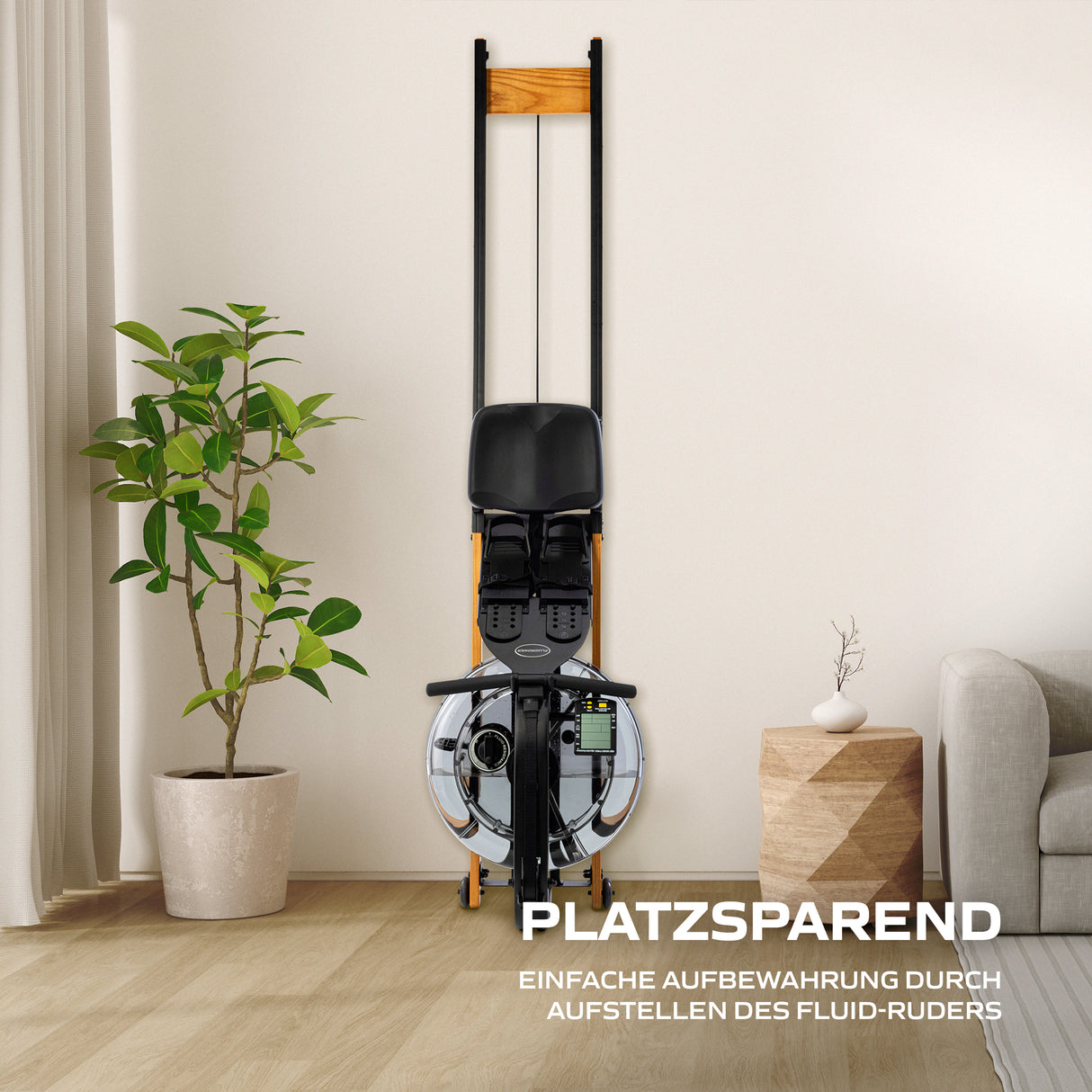 Fluid Rower Rudergerät Apollo Plus Esche