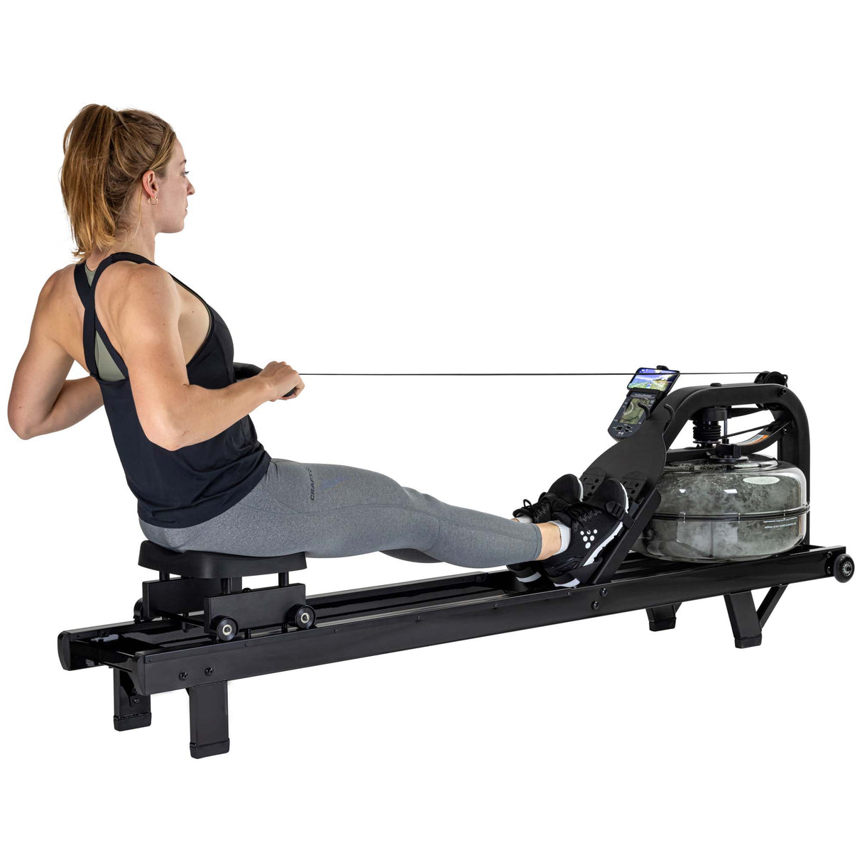 Fluid Rower Rudergerät NEON Pro V Black