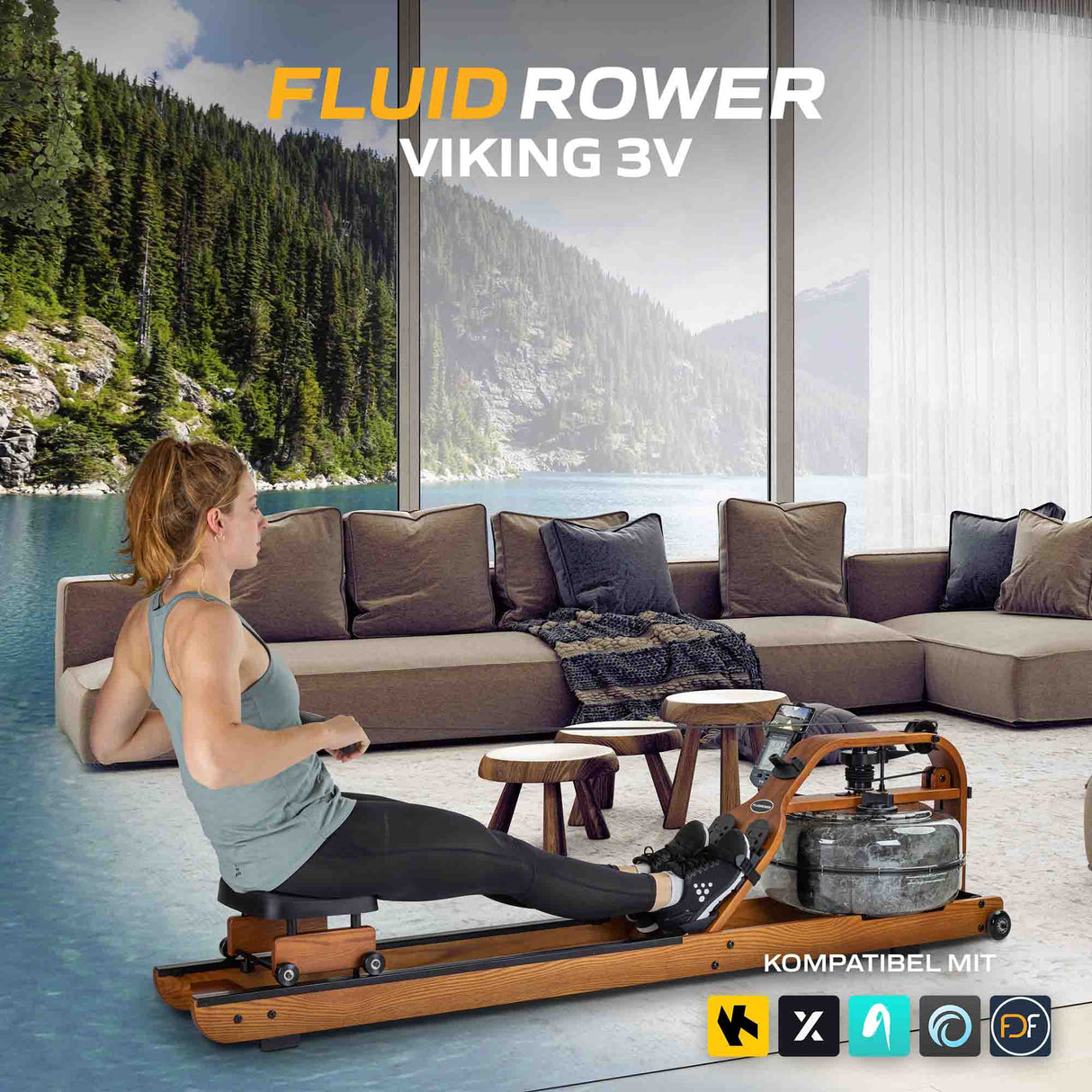 Fluid Rower Rudergerät Viking 3 V