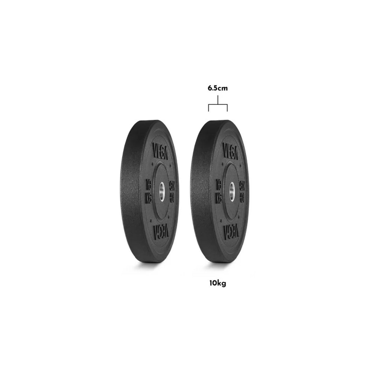 VEGA Bumper plates Set 160kg / Olympia Hantelscheiben