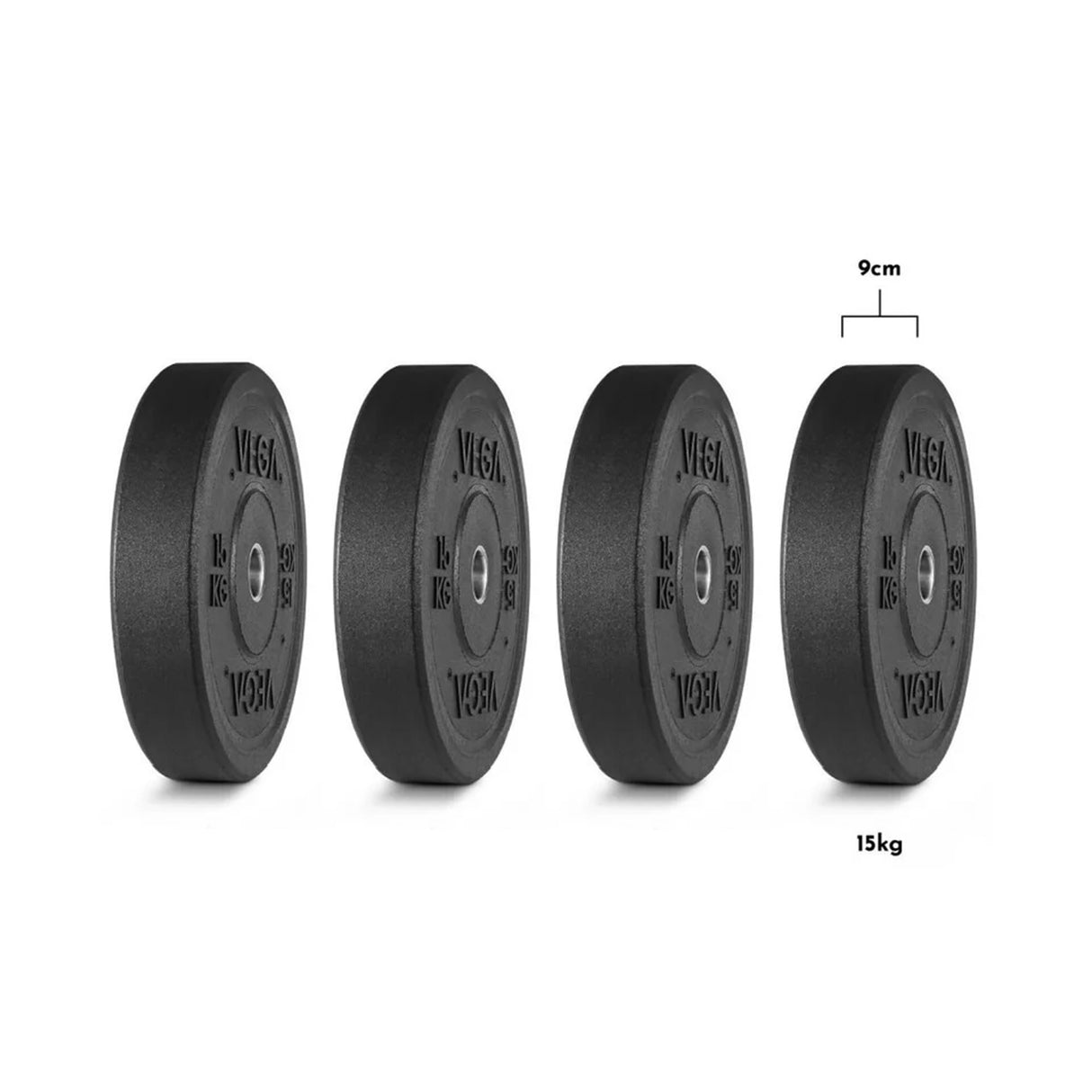 VEGA Bumper plates Set 160kg / Olympia Hantelscheiben