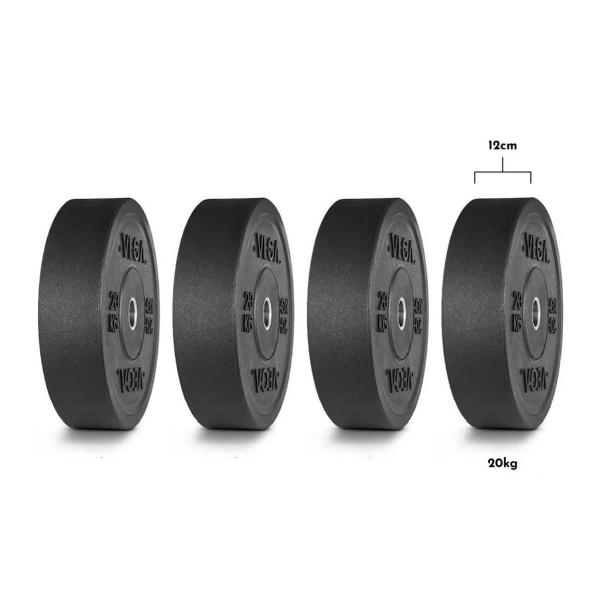 VEGA Bumper plates Set 160kg / Olympia Hantelscheiben