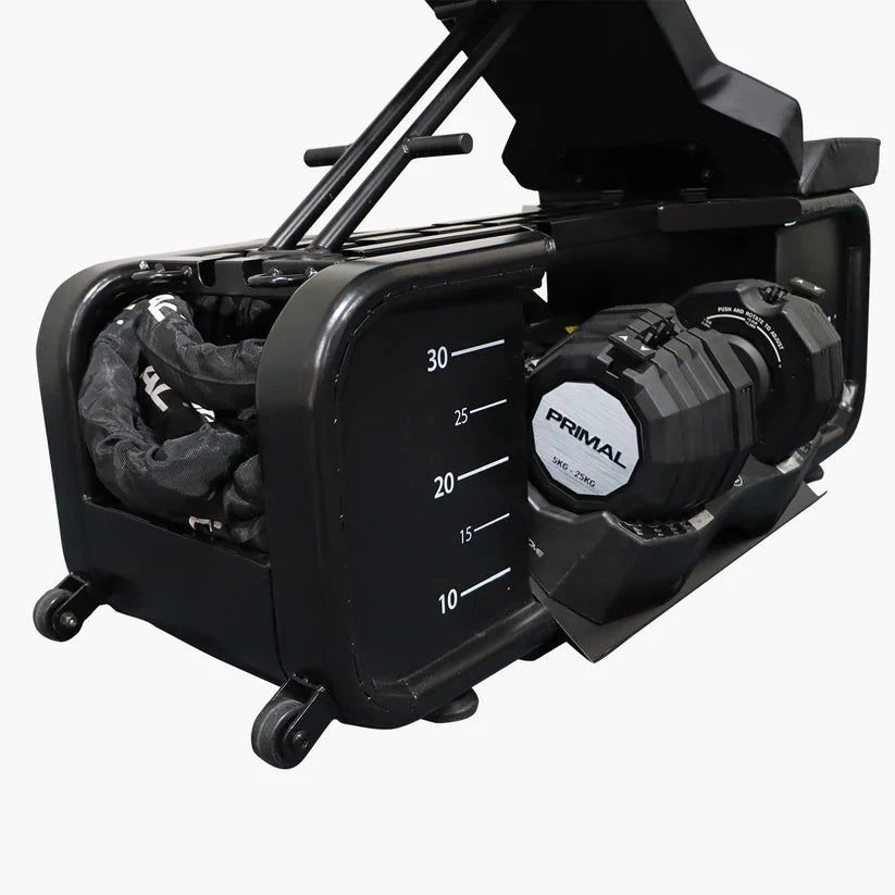 Primal Personal Series HIIT Bench inkl. Zubehör und Hanteln