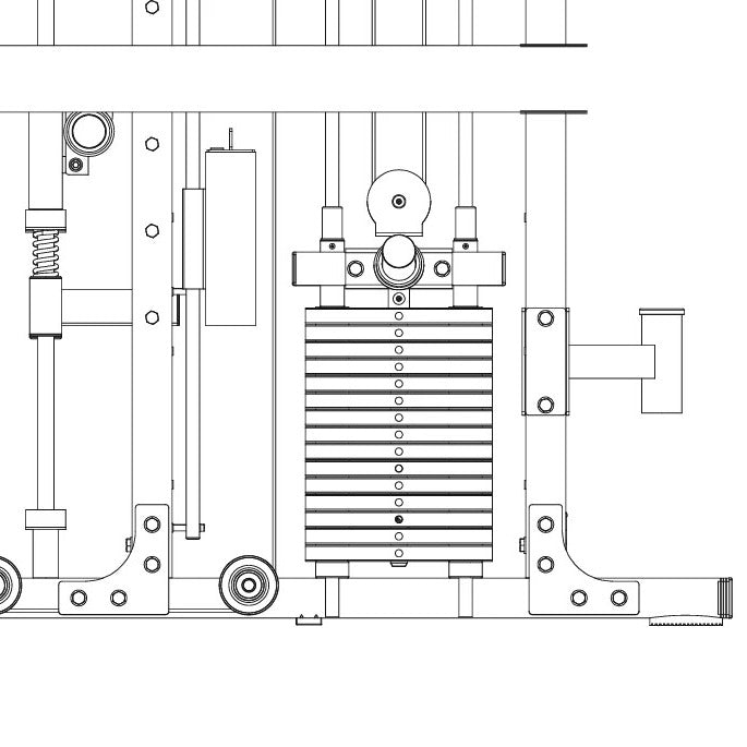 Primal Personal Series Multi Rack System 2x 90kg Gewichtsblock