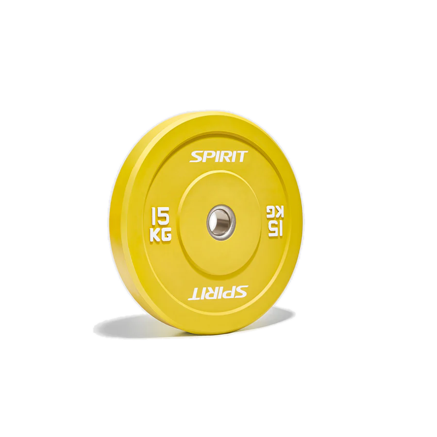 Spirit Fitness Bumper Plates Set inkl. Hantelscheibenständer