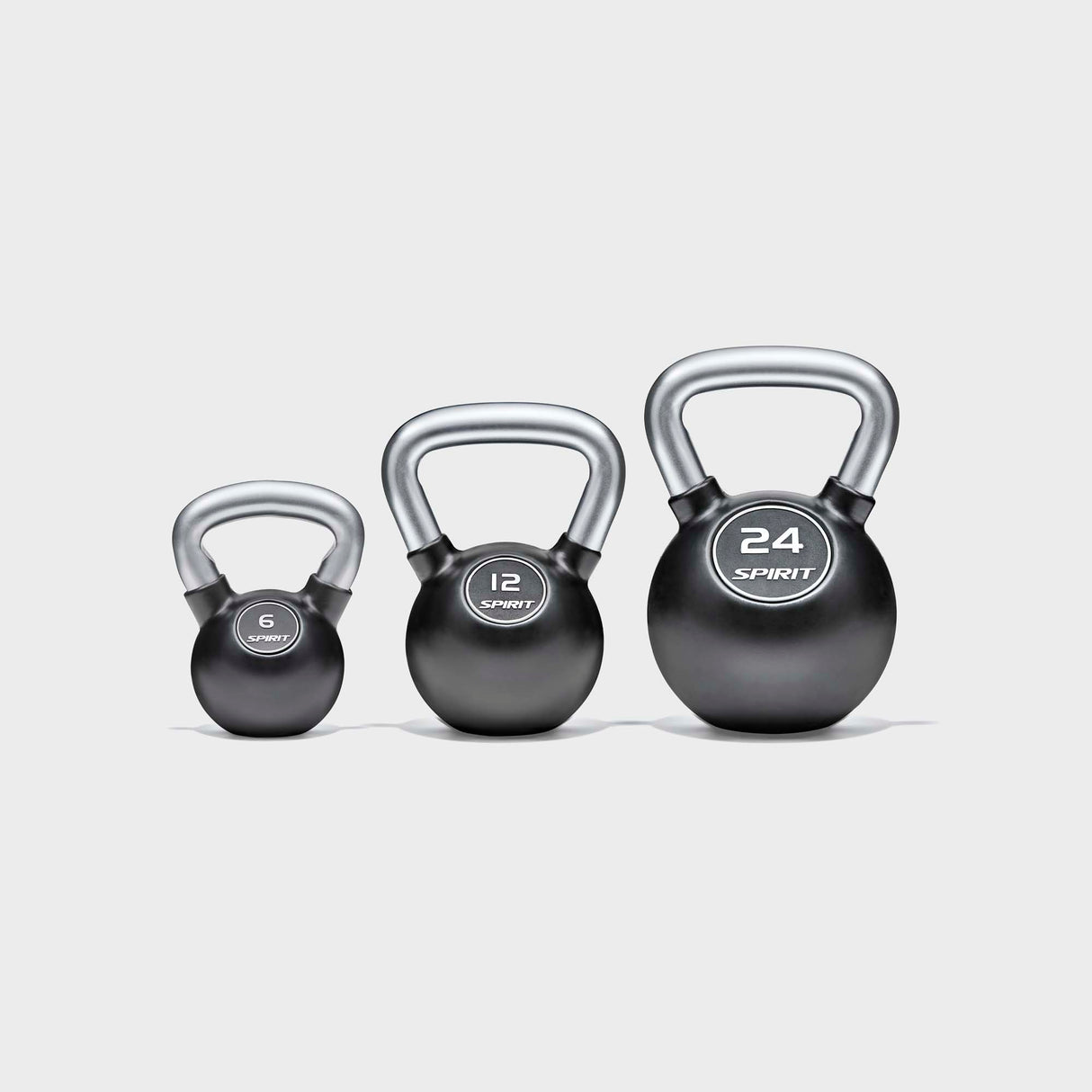 Spirit Fitness Rubber Encased Kettlebell