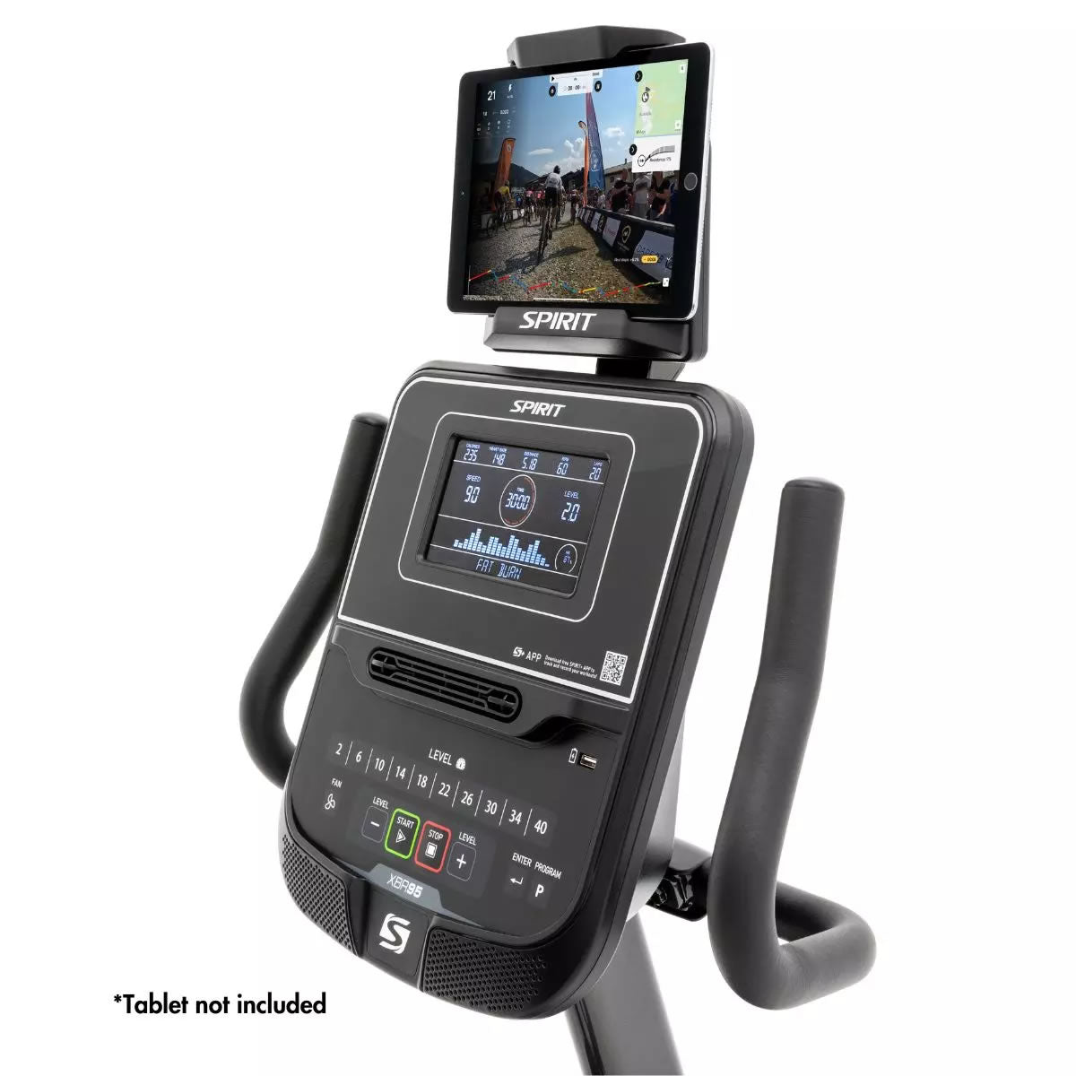 Spirit Fitness Liegeergometer XBR95 Black