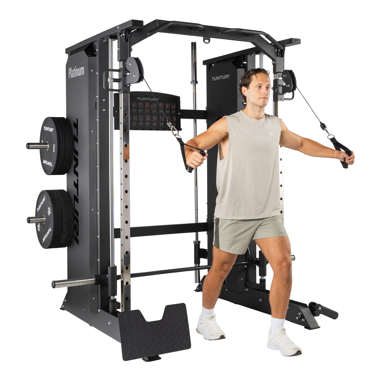 Tunturi Platinum – Full Smith/Functional Trainer – Selectorized – V-Series