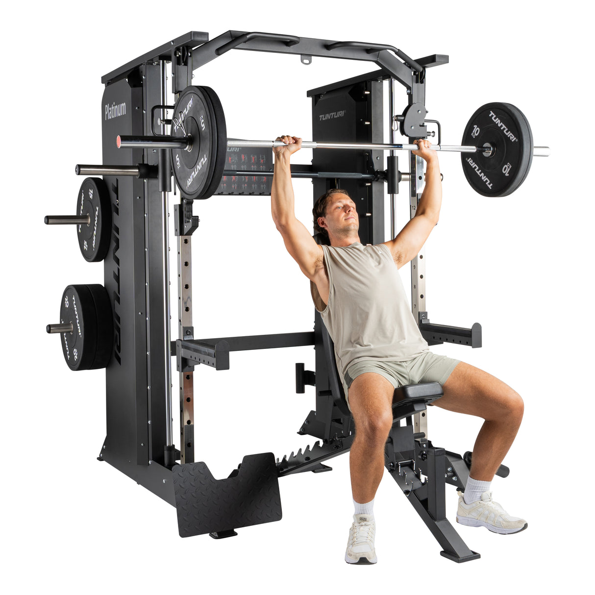 Tunturi Platinum – Full Smith/Functional Trainer – Selectorized – V-Series