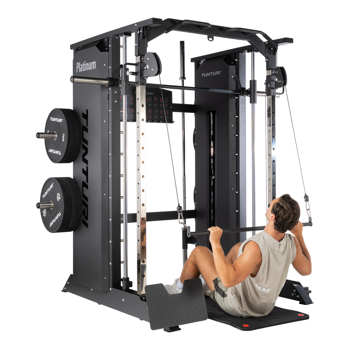 Tunturi Platinum – Full Smith/Functional Trainer – Selectorized – V-Series