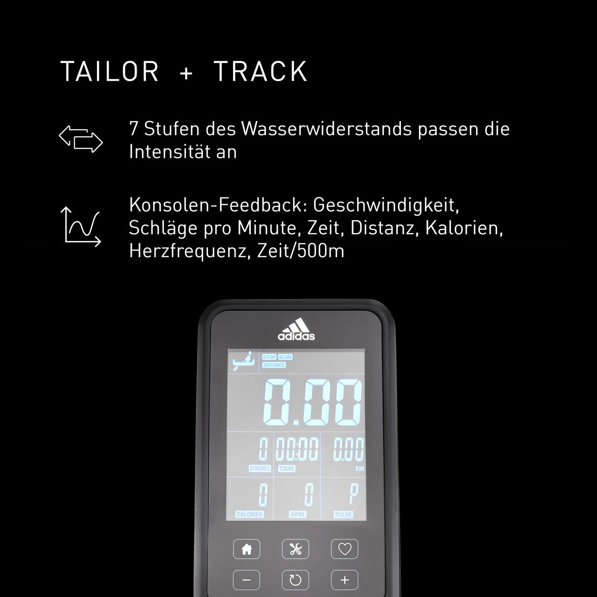 adidas R-21 Bluetooth Wasserrudergerät