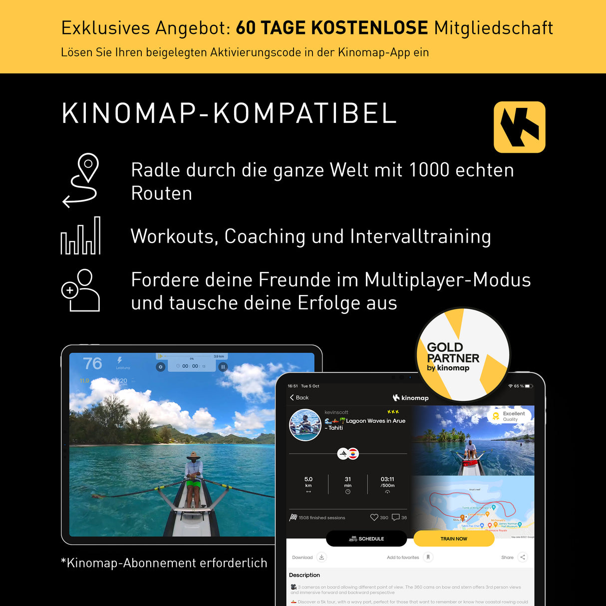 adidas R-21 Bluetooth Wasserrudergerät