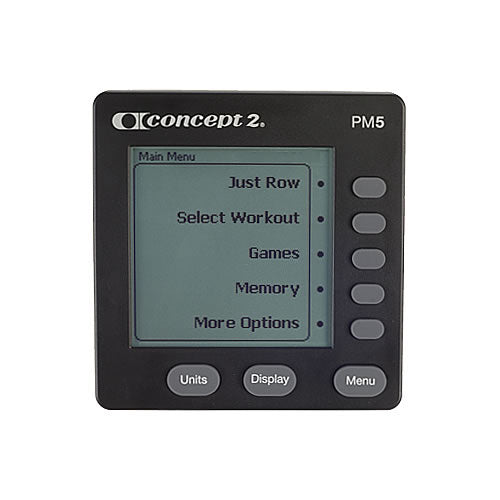 Concept2 Rudergerät Indoor Rower RowErg Modell E Grau