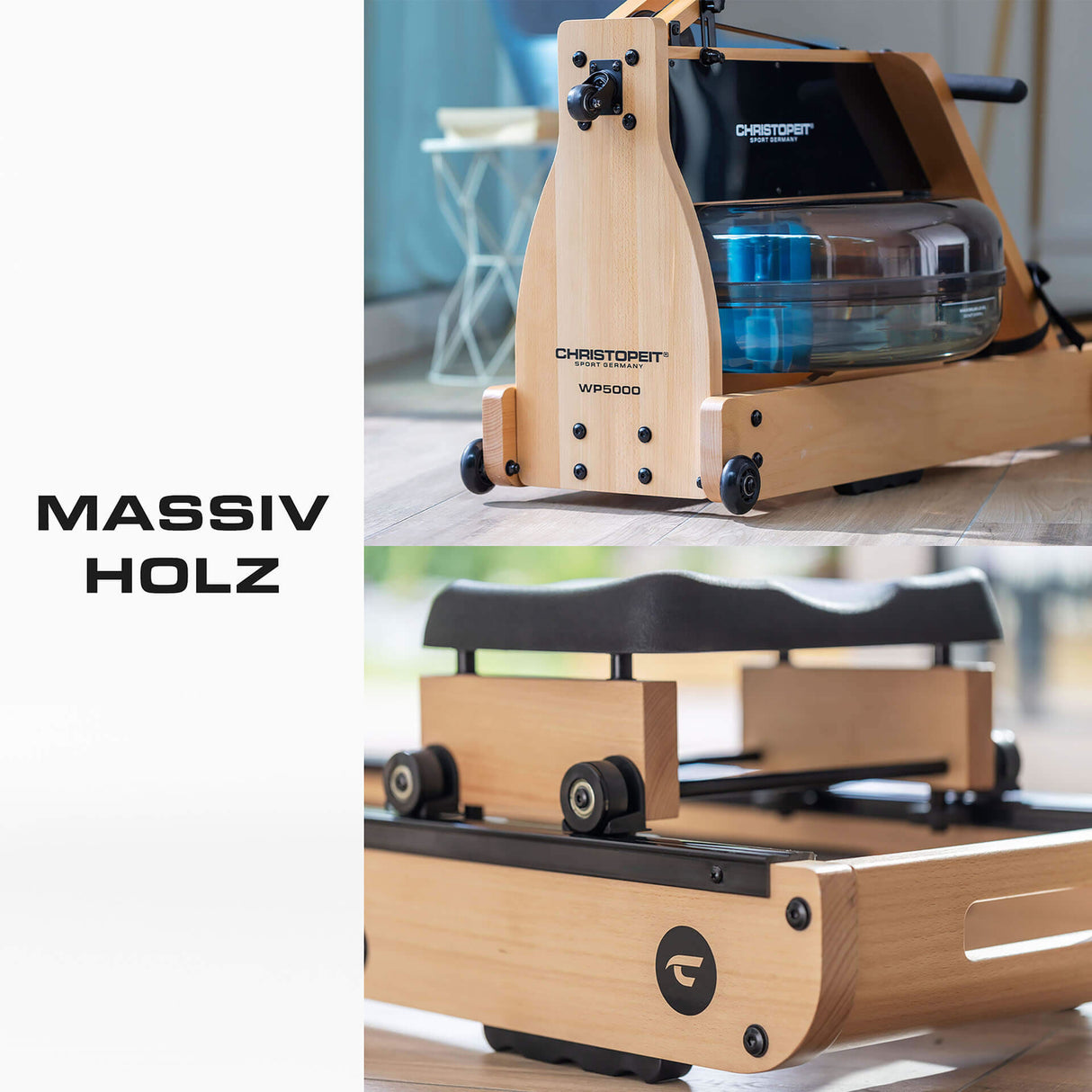 Christopeit Holz-Wasserrudergerät WP 5000 - Stiftung Warentest Testsieger