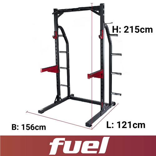FUEL Fitness HR400 Half Cage mit Hantelscheibenständer