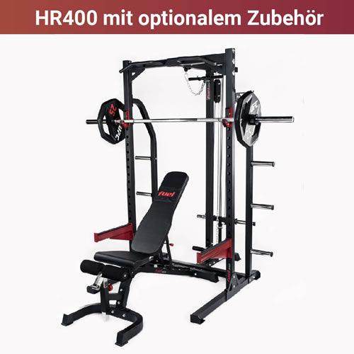 FUEL Fitness HR400 Half Cage mit Hantelscheibenständer