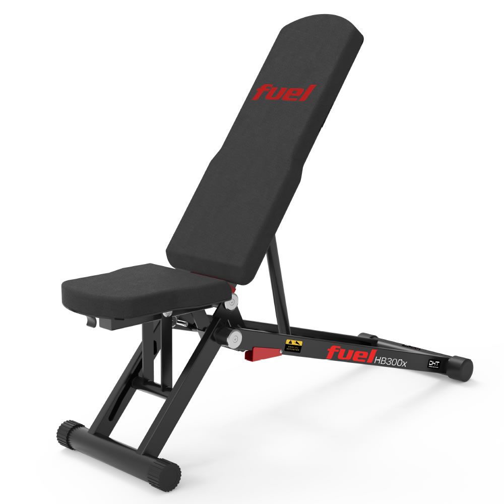 FUEL Fitness HR300 Power Set: Halfcage + Hantelbank + Hantelstange + Hantelscheiben