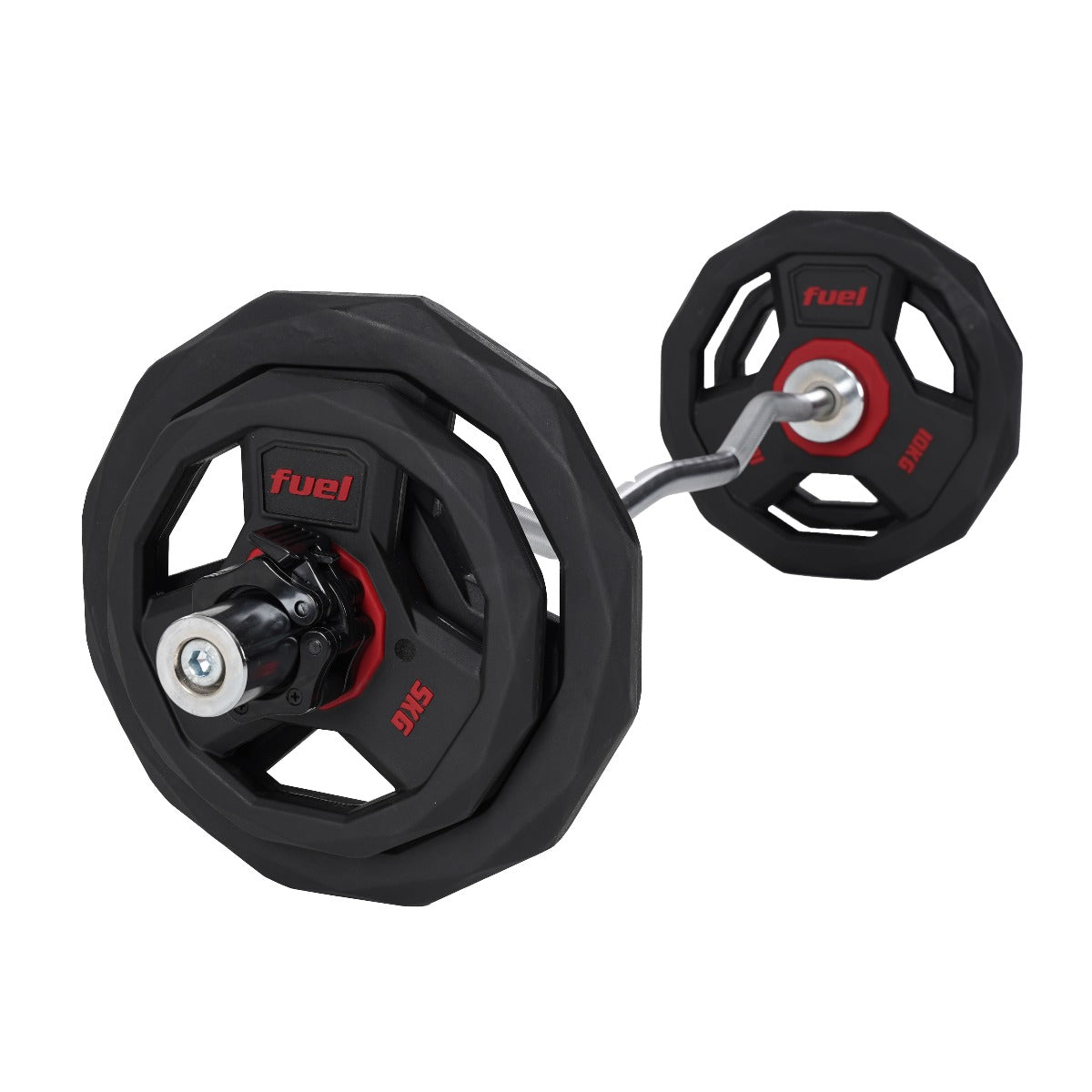 FUEL Fitness Olympia SZ Curlstange 120cm inkl. Schnellverschlüsse