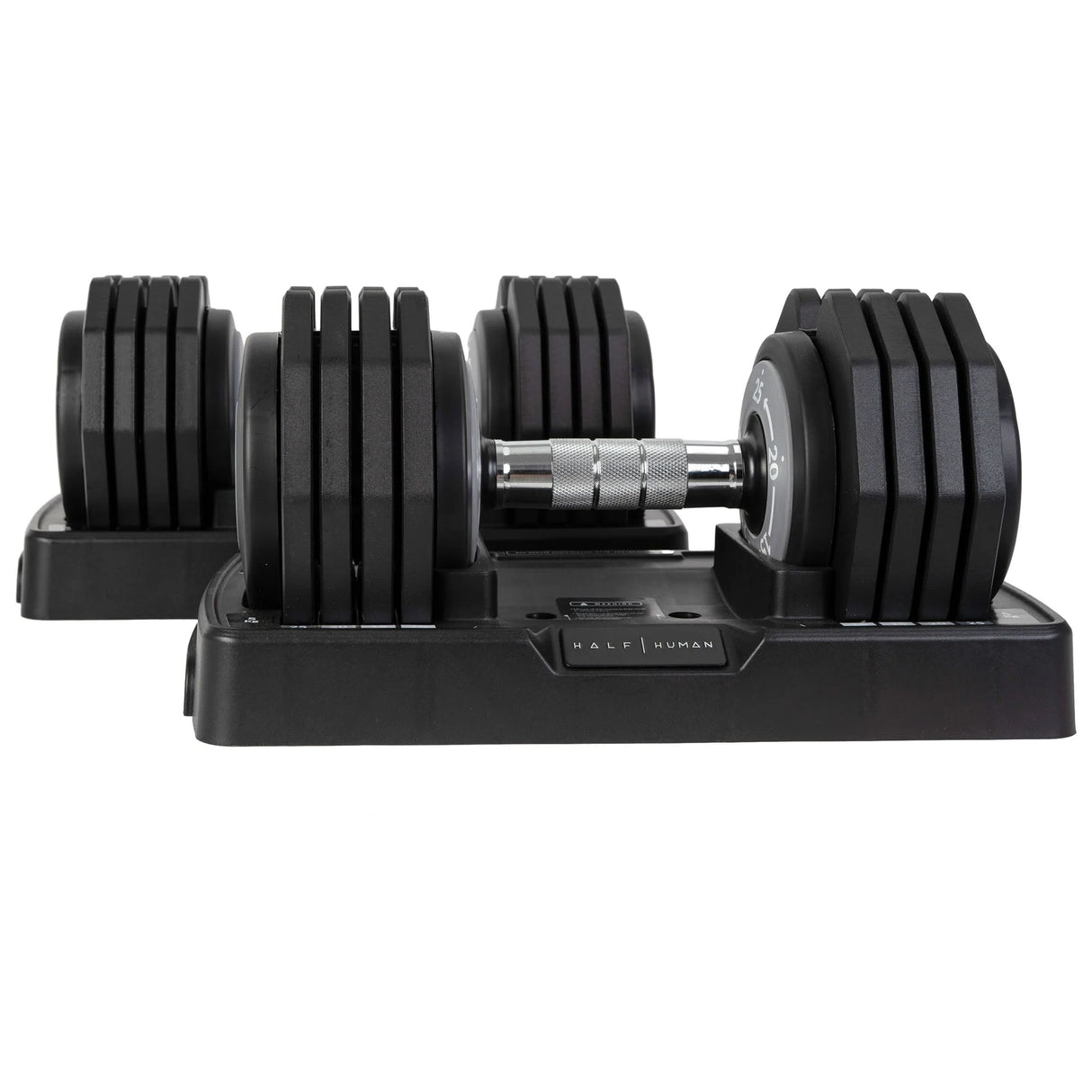 Half Human 2x 25kg verstellbares Hantel-Set