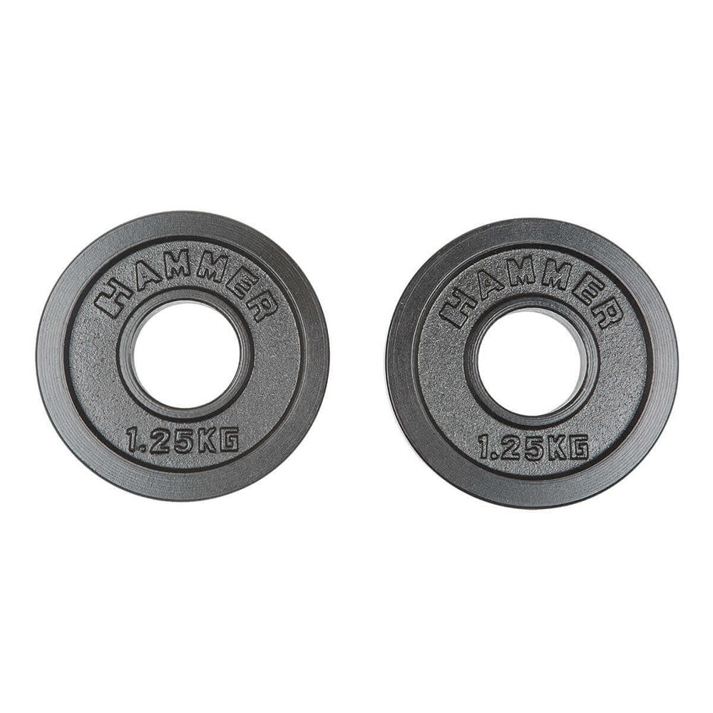 Hammer Olympische Gewichtsscheiben-Paar 2x 1,25kg