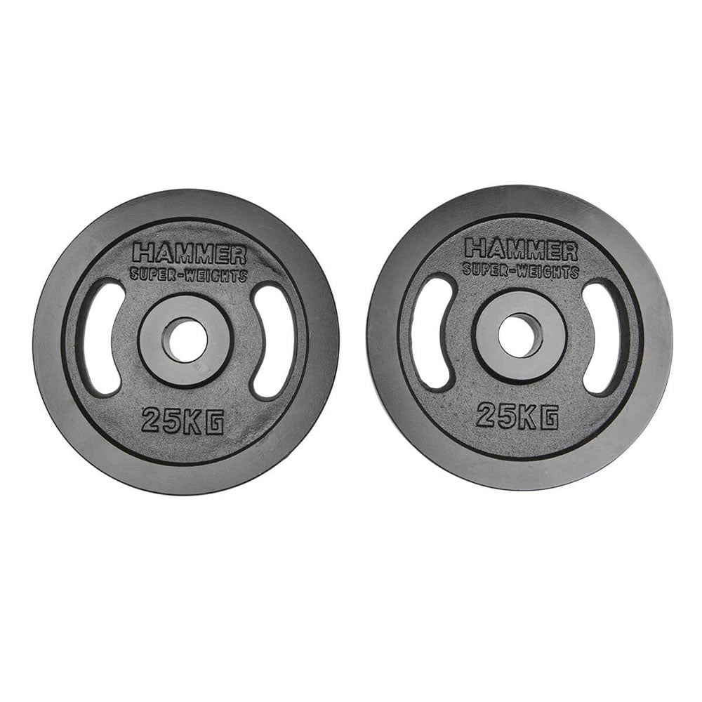 Hammer Olympische Gewichtsscheiben-Paar 2x 25kg
