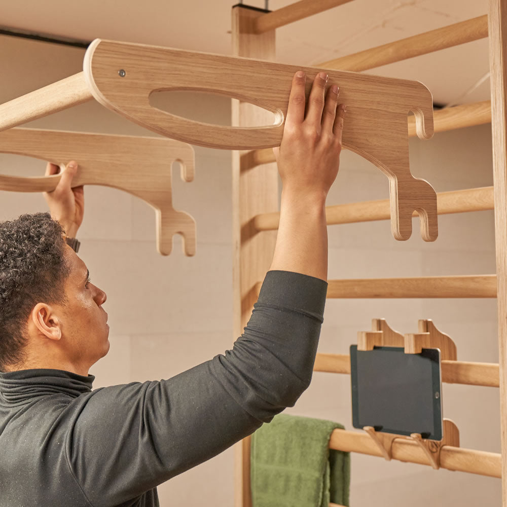 HEIMHOLZ Klimmzugbügel Birke für Sprossenwand