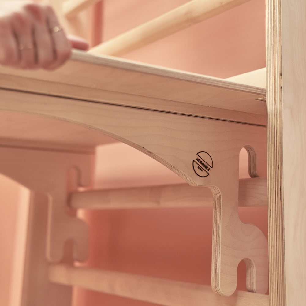 Heimholz Schreibtisch Modul Eiche für Sprossenwand