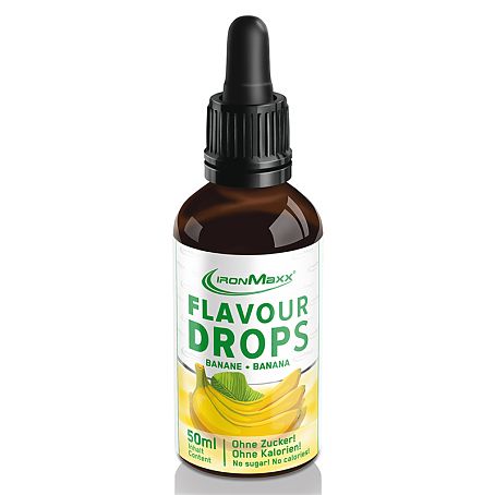 IronMaxx Diät Supplement Flavour Drops 50ml Banane