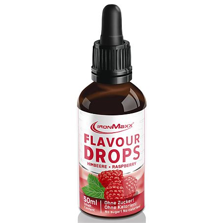 IronMaxx Diät Supplement Flavour Drops 50ml Himbeere
