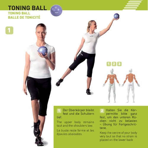 Kettler Toning Ball 1,0kg Grün