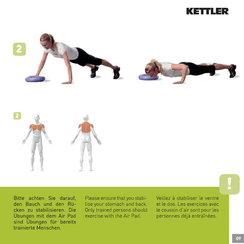 Kettler Air Pad inkl. Pumpe