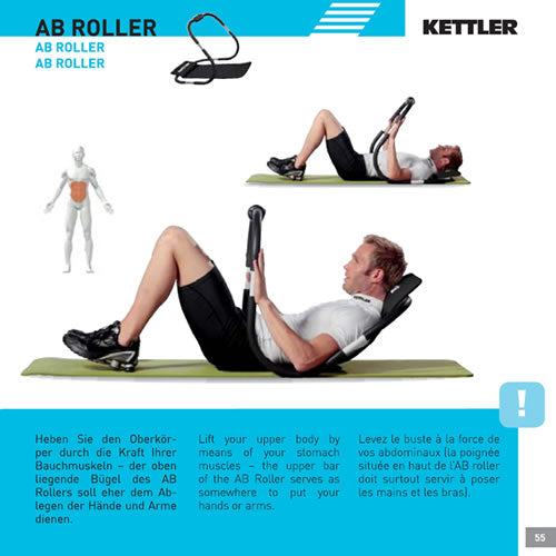 Kettler Bauchtrainer AB-Roller