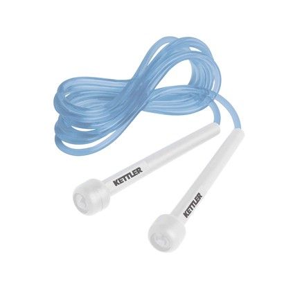 Kettler Springseil Speed Rope-Taubenblau/ Perlmutt-Weiss