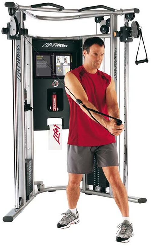 Life Fitness Kraftstation G7 inkl. Trainingsbank