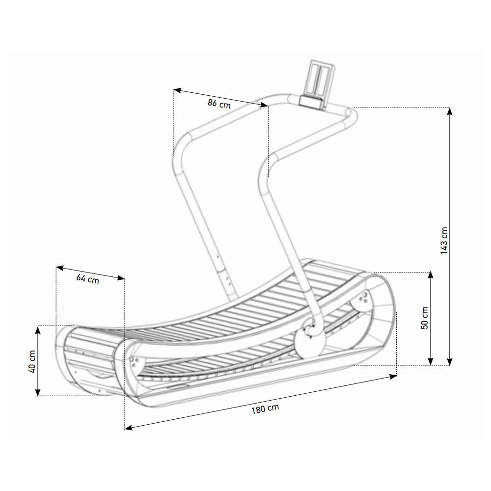 NOHRD Sprintbok V.2 Lamellenlaufband