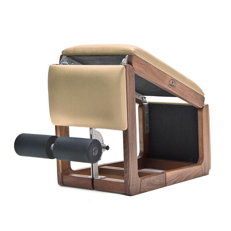 NOHrD Bauchtrainer TriaTrainer Nussbaum Echtleder Natur