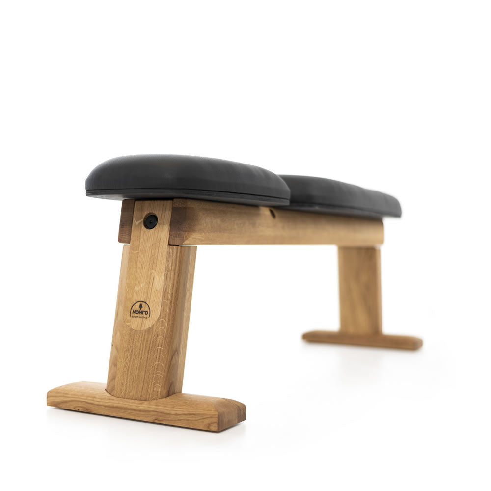 NOHrD WeightBench Schwarz Echtleder Schwarz