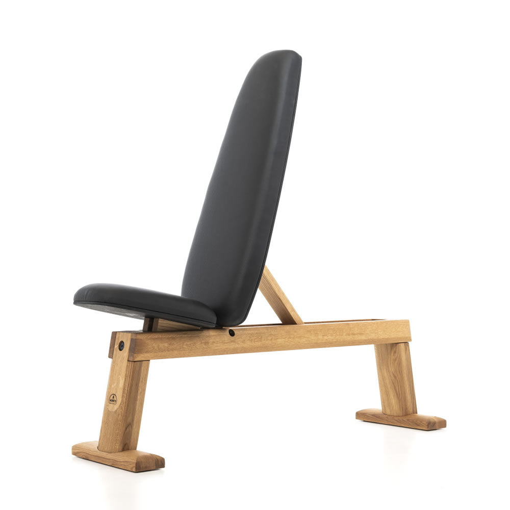 NOHrD WeightBench Nussbaum Echtleder Natur