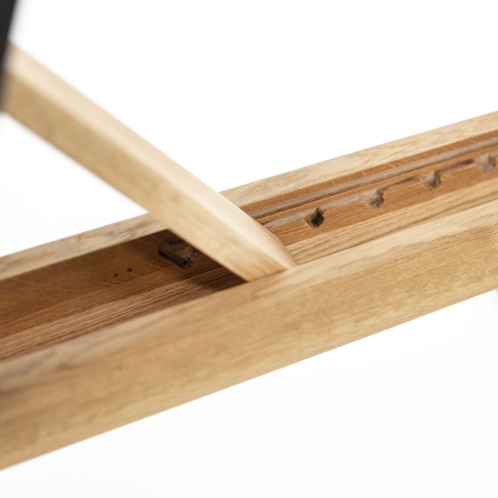 NOHrD WeightBench Kirsche Kunstleder Schwarz