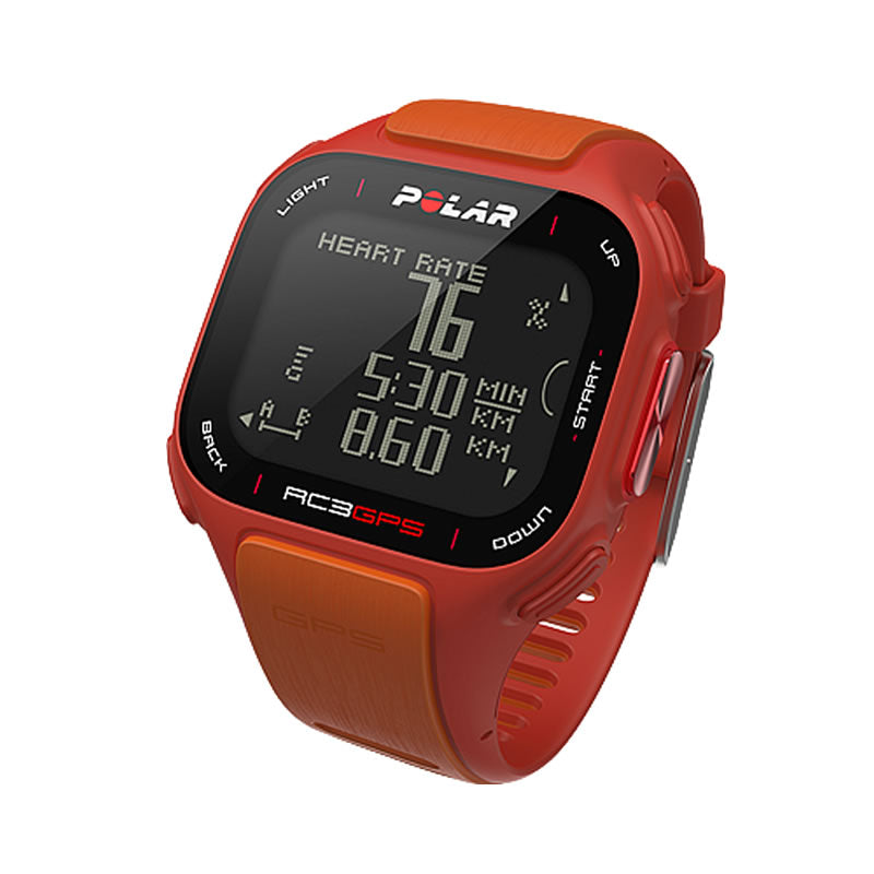 Polar RC3 GPS in Red ORANGE