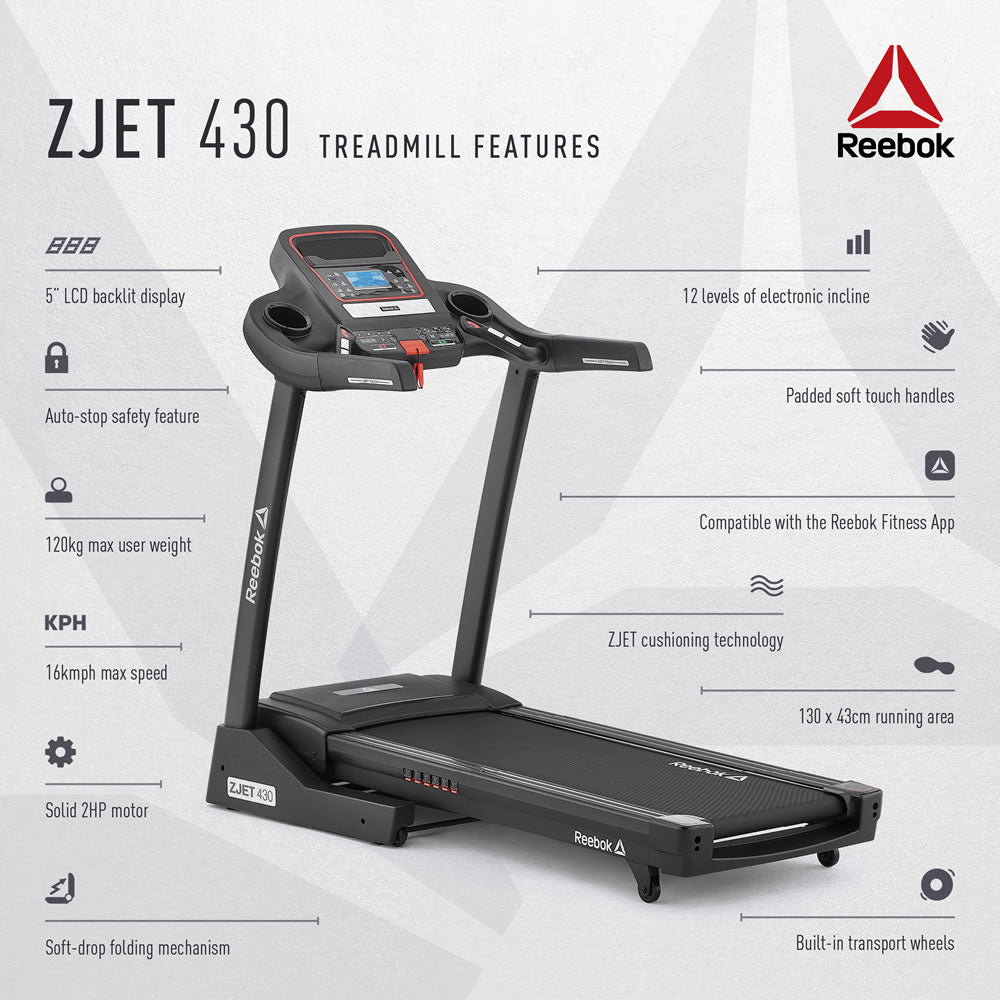 Reebok ZJET 430 Bluetooth Laufband