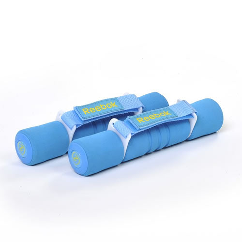 Reebok Hantel Soft-Grip 2x 2kg/ Farbe: Cyan