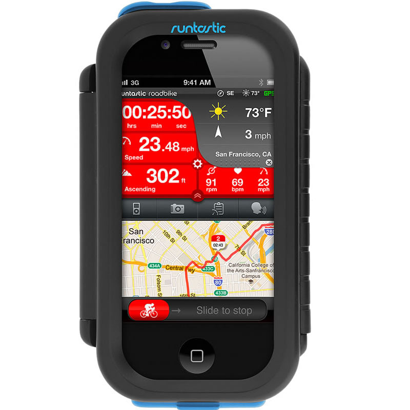 Supporto Universale RUNMOO1 Per Runtastic Bike Case – Attacco Manubrio Bici, Colore Nero