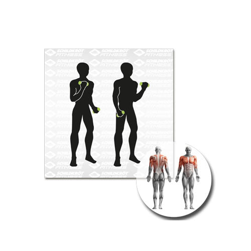 Schildkröt-Fitness Vinyl-Hantel-Set