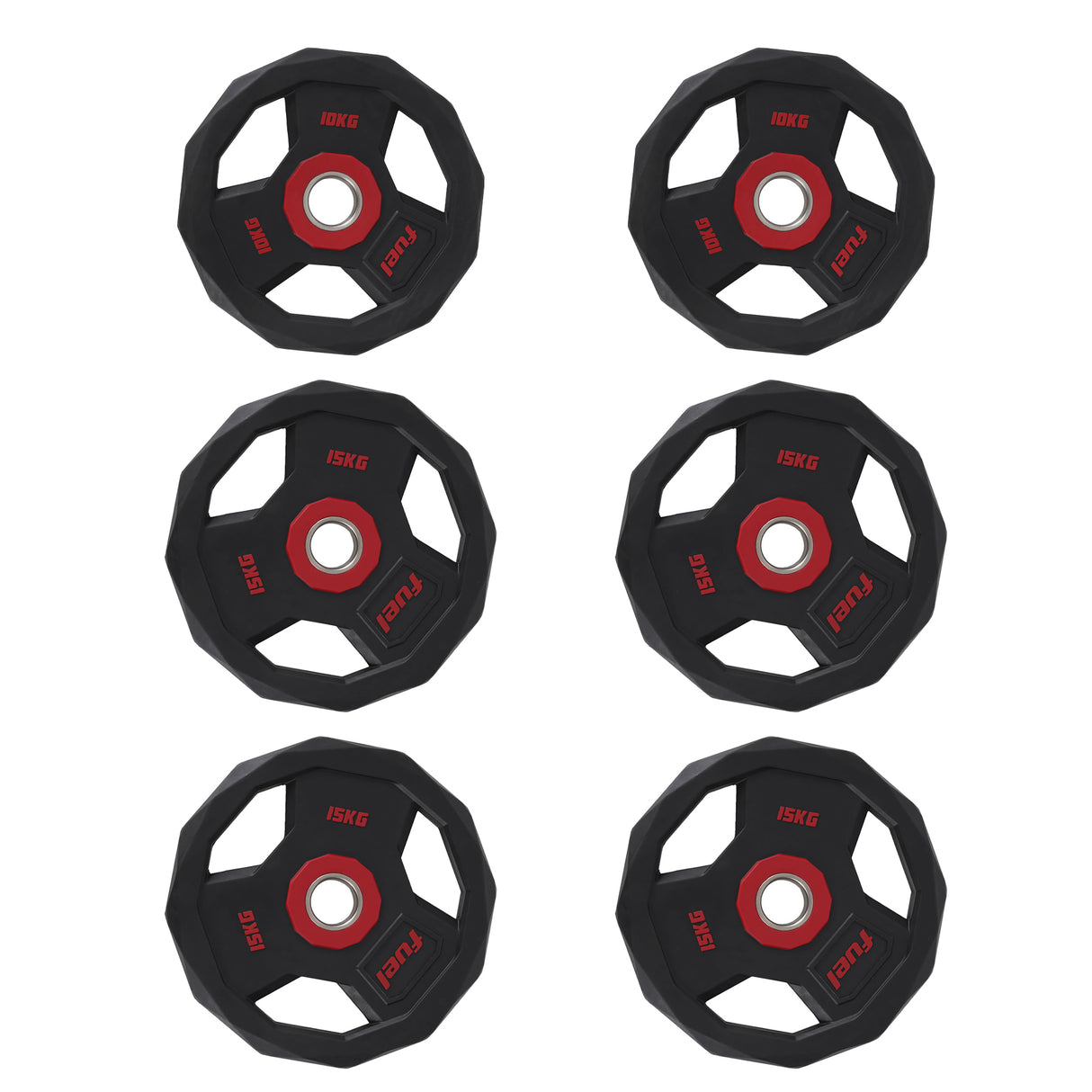 FUEL Fitness Olympia Hantelscheibenset Diamond 80kg