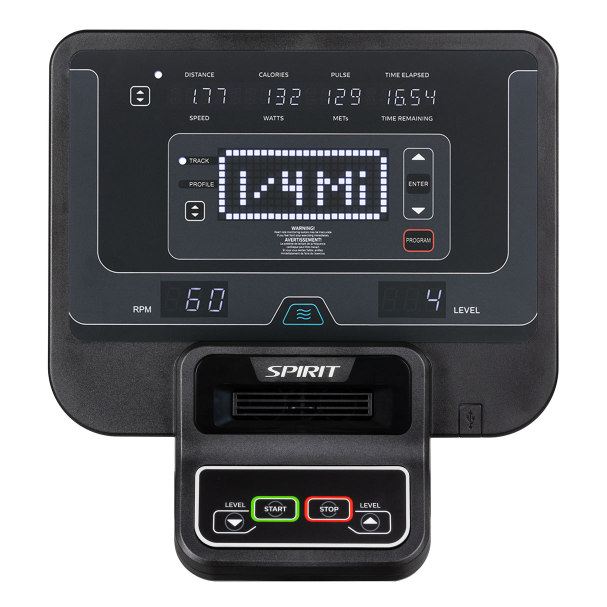 Spirit Fitness Liegeergometer CR800+ LED