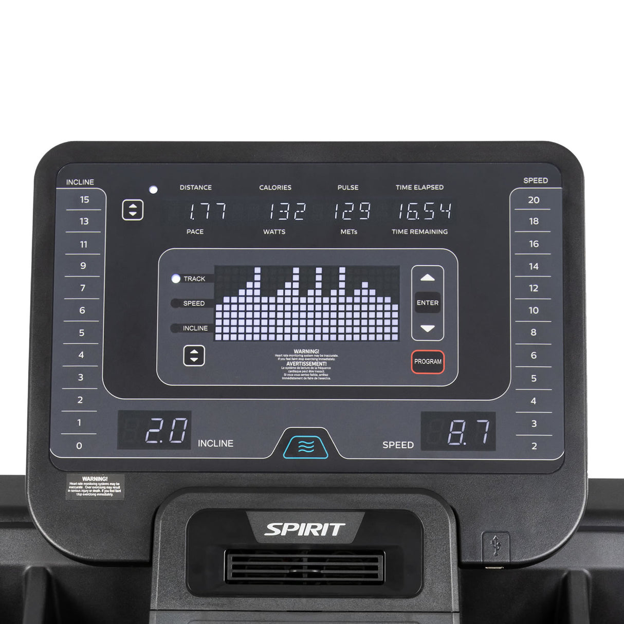 Spirit Fitness Laufband CT800+ LED