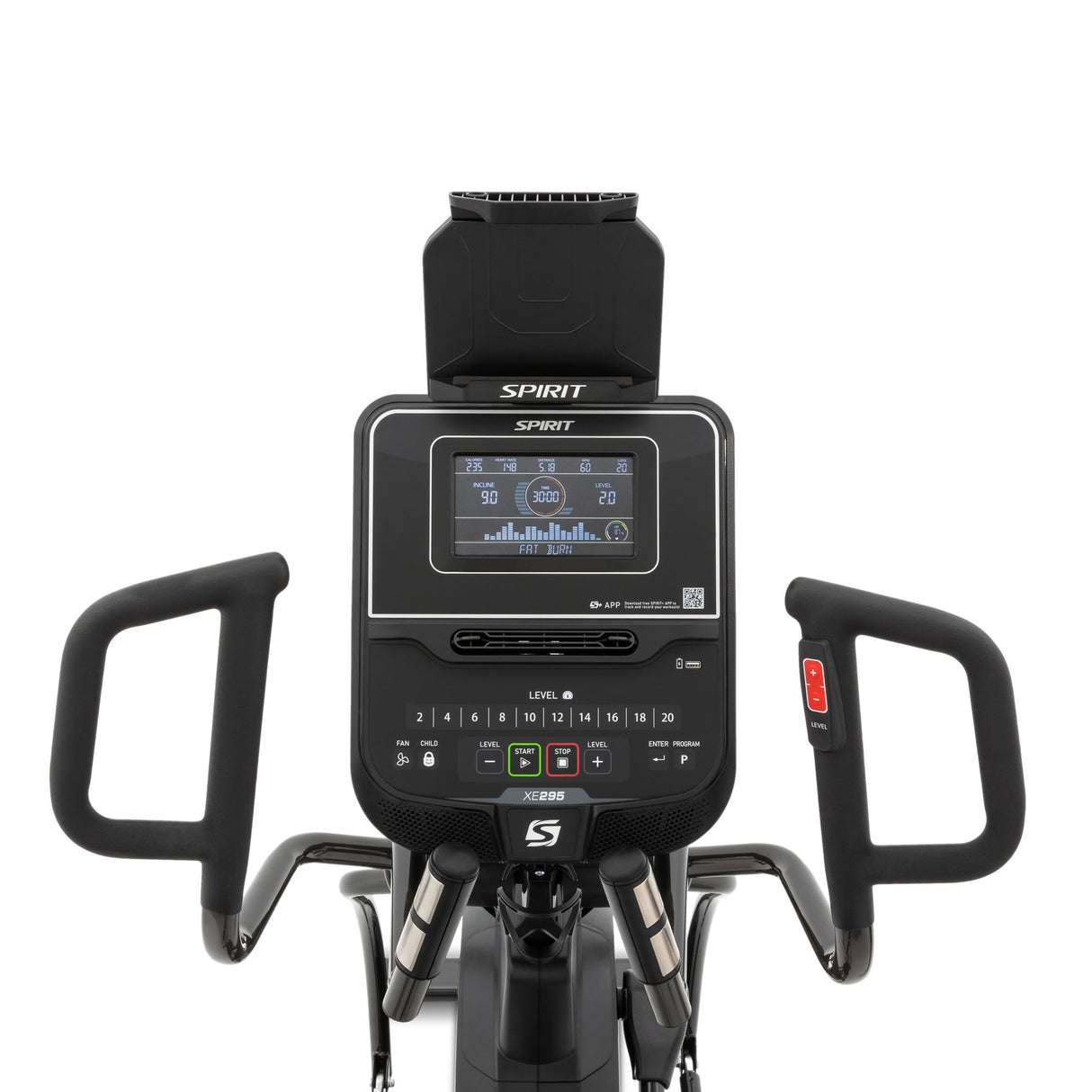 Spirit Fitness Crosstrainer XE295 Black