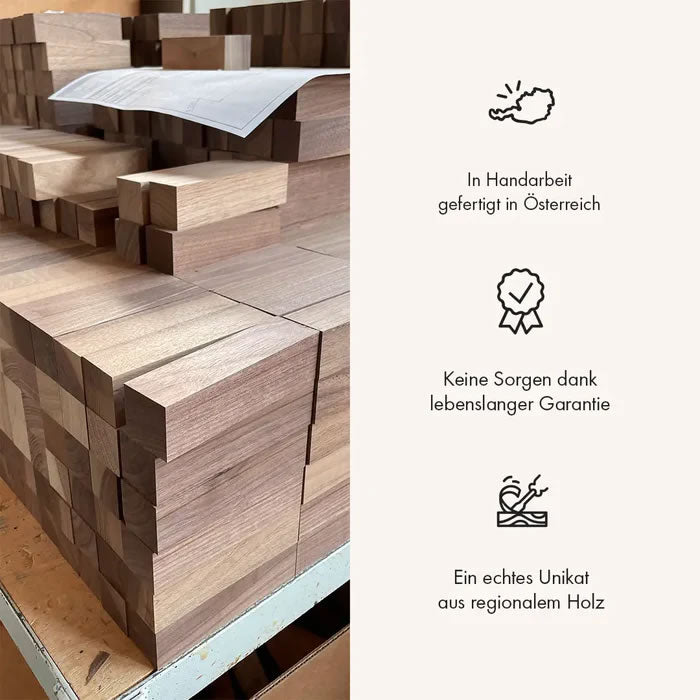 styleholz Faszienstab Woodstick Flex Dunkel Walnuss